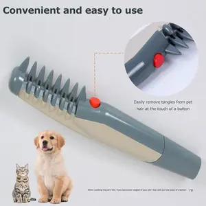 पालतू बाल कैंची ट्रिमर कुत्ते बालों की सुंदरता पालतू कुत्ते की बिल्ली इलेक्ट्रिक ग्रोमिंग कंघी बालों की आपूर्ति करता है - Product Image 2