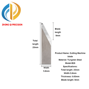<span class=keywords><strong>Lame</strong></span> de découpe numérique CNC en carbure de tungstène ZHONG QI, <span class=keywords><strong>lame</strong></span> vibrante de 9 mm de long pour la plupart des machines CNC, haute performance - Product Image 2