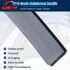 Viseras de Ventana Acrílicas Ahumadas para Honda Civic 17-21 10.ª Generación X HB5, Deflector Solar, Protección para Ventanas Laterales de Puerta de Coche - Product Image 4