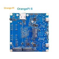 Placa de Desarrollo OrangePi 6 con Procesador de 12 Núcleos y 64 Bits, 45 TOPS de Potencia de Cálculo, Soporte para Modelos de IA, Sistema Operativo Linux, Puertos Ethernet Duales de 2.5G