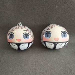 Customizable Manjuu <b>Anime</b> <b>Keychain</b> Soft Microbead Filling PP Cotton Metal with Digital Photo Wholesale Price - Product Image 3