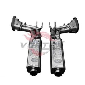 Vortex SS304 Stainless Carbon Tip Valvetronic Exhaust For Benz AMG G63 W464 Direct OEM Bolt-On <b>Kit</b> - Product Image 2