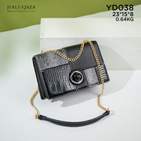 Sac à main pour femme Jiali QAZA 2023, nouvelle arrivée, personnalisé, avec broderies, chaînes et décorations plissées, sac de qualité à bas prix