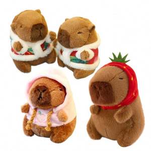 Peluche de Capibara de Anime de Simulación, Grande y Suave, con Llavero, Juguete Realista para Niños - Product Image 6