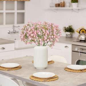 Venta al por mayor de fábrica: Gypsophila artificial de seda (Baby's Breath) realista hecha a mano para el hogar, bodas, Pascua, Navidad, Año Nuevo Chino - Product Image 4