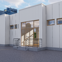 Estructura de Acero para Construcción Ligera, Garaje Móvil, Casa Prefabricada de Bajo Costo, Almacén de Almacenamiento Agrícola
