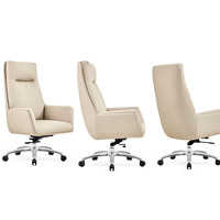 Vente directe d'usine, chaise de bureau pivotante de direction à dossier haut, en cuir PU, réglable en hauteur, chaises de bureau de direction