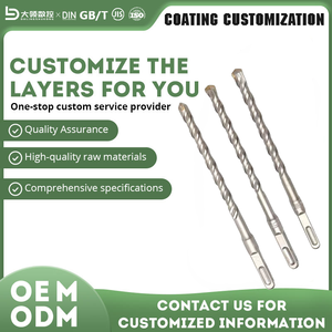 Set di Punte Elicoidali DL - 6MM Extra Lunghe con Gambo Quadro e Rivestimento Compatibili con Trapani a Percussione e Martelli Elettrici per Foratura del Metallo - Product Image 4