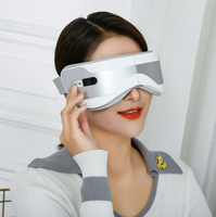 Masseur oculaire sans fil pliable à chaleur et vibrations, appareil de massage pour la relaxation des yeux avec Bluetooth