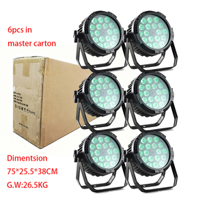 Đèn <span class=keywords><strong>Par</strong></span> <span class=keywords><strong>LED</strong></span> RGBW 18*10W IP65 chống nước 4 trong 1, giá tốt nhất của nhà sản xuất, dùng cho sân khấu ngoài trời, sự kiện, ánh sáng DJ - Product Image 1