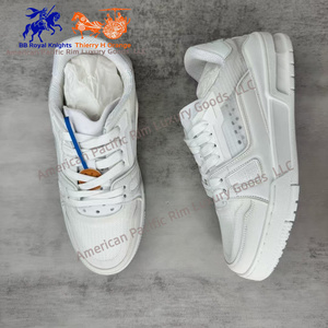 Baskets décontractées unisexes en cuir véritable de haute qualité, chaussures de marche, de basketball et de skateboard de luxe pour hommes, souples et sportives, avec nouvelle protection de la pointe. - Product Image 5