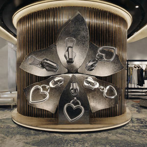 Tirettes de fermeture éclair personnalisées en alliage de zinc sans nickel avec verrouillage automatique pour sacs et sacs à main, finition plaquée - Product Image 3