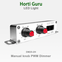 Variateur de lumière LED Horti Guru compatible avec toutes les interfaces 0/1-10V, variateur de puissance pour éclairage de culture LED, garantie 1 an, 100 Lm/W