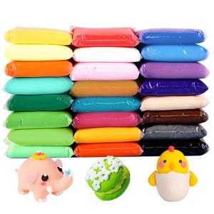 Pâte à modeler Space Mud 2kg, séchage à l'air, 24/36 couleurs au choix, non toxique, pâte à modeler et slime DIY faits main avec outils en plastique pour enfants - Product Image 2