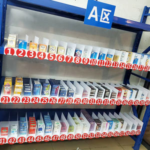 Séparateur d'armoire en acrylique transparent pour supermarché, séparateur de bibliothèque domestique, séparateur blanc, déflecteur, séparateurs d'étagères en acrylique - Product Image 6