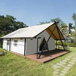 Luxury Outdoor Glamping Hotel <b>Tents</b> Straight Bracing Type Oxford Waterproof 6m for Camping Resort <b>Tent</b> Glamping Lodge Wit - Product Image 1