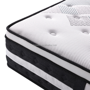 Nouveauté : Matelas en mousse haute densité 160x200, mousse à mémoire de forme gel, latex, ressorts ensachés organiques, livré en boîte - Product Image 1