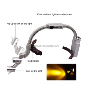 带头灯的牙科放大镜 2.5倍/3.5倍放大 5w 牙科 LED 头灯 符合人体工学设计，适合精密手术 - Product Image 4