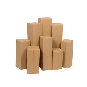 Caja rectangular de cartón corrugado largo personalizada