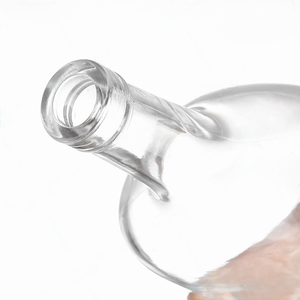 Chai thủy tinh trong suốt <span class=keywords><strong>750ml</strong></span> Có nút chai, chiều cao 28.2cm, cấp thực phẩm cho rượu Whisky, rượu mạnh, lưu trữ rượu & Quà Tặng - Product Image 2