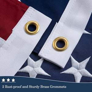 उच्च गुणवत्ता 3x5 फीट आउटडोर भारी शुल्क अमेरिकी ध्वज 100% कपास अमेरिकी ध्वज - Product Image 4