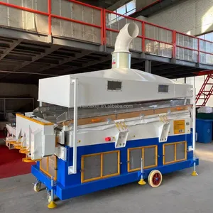 China professional enterprise exporting new screening vibrating table cleaning equipment seeds air specific gravity separator