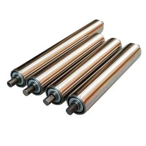 Rantai rol baja tahan karat 12b-2 50mm Dia pusat distribusi logistik menggunakan rol gravitasi rol galvanis rol konveyor - Product Image 3