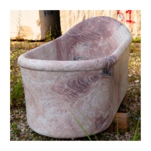Baignoire autoportante en pierre naturelle 1800x850x800 (formes ovales et rectangulaires) – <span class=keywords><strong>Spa</strong></span> de trempage écologique pour hôtels et villas intérieurs - Product Image 5