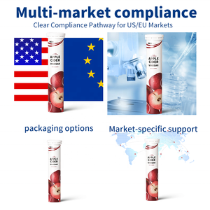 Tabletas Efervescentes de Vinagre de Manzana Orgánico de Marca Privada OEM, 100% a Base de Plantas, Cumple con las Normas de la UE, Suplemento Vegano - Product Image 3