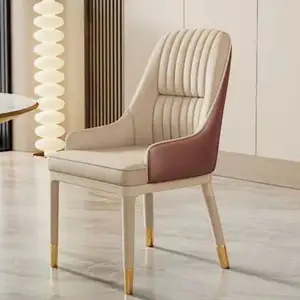 Luxury Sillas De Comedor Dining Room Furniture Leather Chair Home Sedie Da Pranzo Modern Dining Chair Velvet Cadeira De Jantar