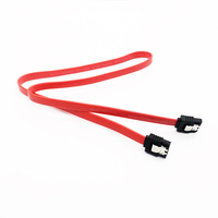 Cable Oem de 1M de largo Serial ATA, Cable Sata rojo de 7 pines SAS para disco duro, ordenador, SSD, Cable Sata de 1M