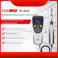 Compteur de point de rosée portable de précision CEM, testeur de vapeur d'eau, détecteur de point de rosée au gaz SF6, DT-8321
