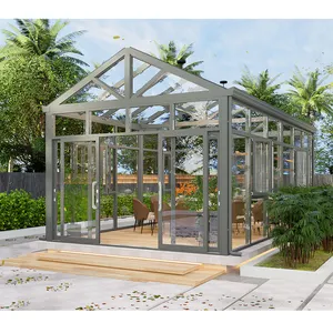 Khu vườn mùa đông và nhà kính ngôi nhà lớn để xây dựng nhôm sunrooms Kính Vườn Nhà