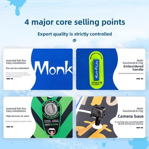 [Envío Directo] Tabla de Paddle Inflable Personalizada al por Mayor de Fábrica Propia para Deportes Acuáticos con Remo, Bomba y <span class=keywords><strong>Aletas</strong></span> - Product Image 3