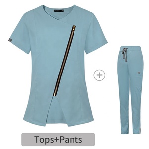 Nouvelle <span class=keywords><strong>pharmacie</strong></span> gommage costume uniforme médical clinique dentaire infirmière Service de santé vêtements de travail vétérinaires gommages personnalisés uniformes ensembles infirmière - Product Image 3