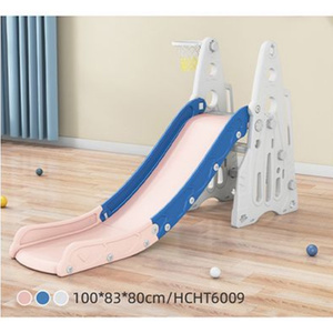Aire de jeux intérieure 3 en 1 pour enfants, nouveau style, <span class=keywords><strong>toboggan</strong></span> d'intérieur multifonctionnel, balançoire en plastique, <span class=keywords><strong>toboggan</strong></span> pour bébé avec piscine à balles - Product Image 2