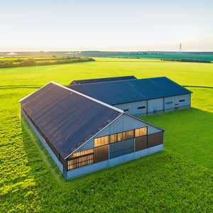 Casa Prefabricada <span class=keywords><strong>de</strong></span> Acero <span class=keywords><strong>de</strong></span> Bajo Costo para Granja, Rancho <span class=keywords><strong>de</strong></span> Caballos o Hipódromo, con Superficie Galvanizada <span class=keywords><strong>en</strong></span> Caliente y <span class=keywords><strong>Diseño</strong></span> Moderno - Product Image 1