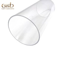 Tube Transparent en plexiglas, Tube en acrylique, 1 pièce, 300mm