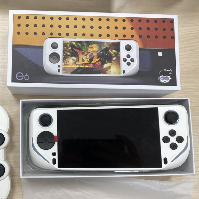 Newest E6 5.0" Screen Android 13 Handheld Video Game Console RK3566 4+32GB/64GB 5G Dual-band E6 Pro Networking 2000 Games