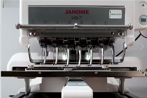 Máquina de Bordar Comercial <span class=keywords><strong>Janome</strong></span> MB-7 con Bordado Gratuito - Product Image 2