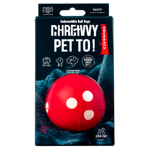 Indestructible <b>Ball</b> For <b>Dogs</b> Red Rubber Chew Toy Pet Toy - Product Image 3