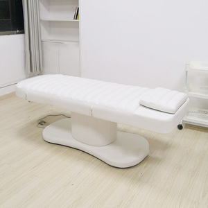 Lit de massage moderne électrique à 4 moteurs avec cadre en fer et revêtement en cuir synthétique pour salon de beauté, lit de spa Neoplan - Product Image 3
