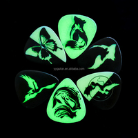 Plectres de guitare personnalisés avec logo privé, en celluloid, Delrin, ABS, conception gratuite pour instruments à cordes