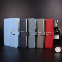 Gran oferta, nuevo organizador de Agenda borrable, cuaderno de escritura de cuero para lácteos personalizado con hebilla
