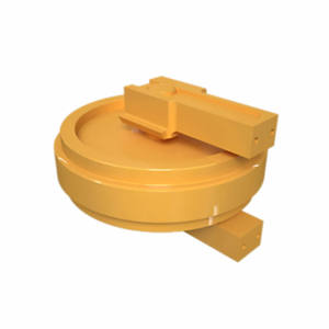 Ролик направляющий (ленивец) для бульдозера KX41 E200B, детали ходовой части экскаватора, кованый направляющий ролик в сборе, передний направляющий ролик для колесного бульдозера D6 - Product Image 6