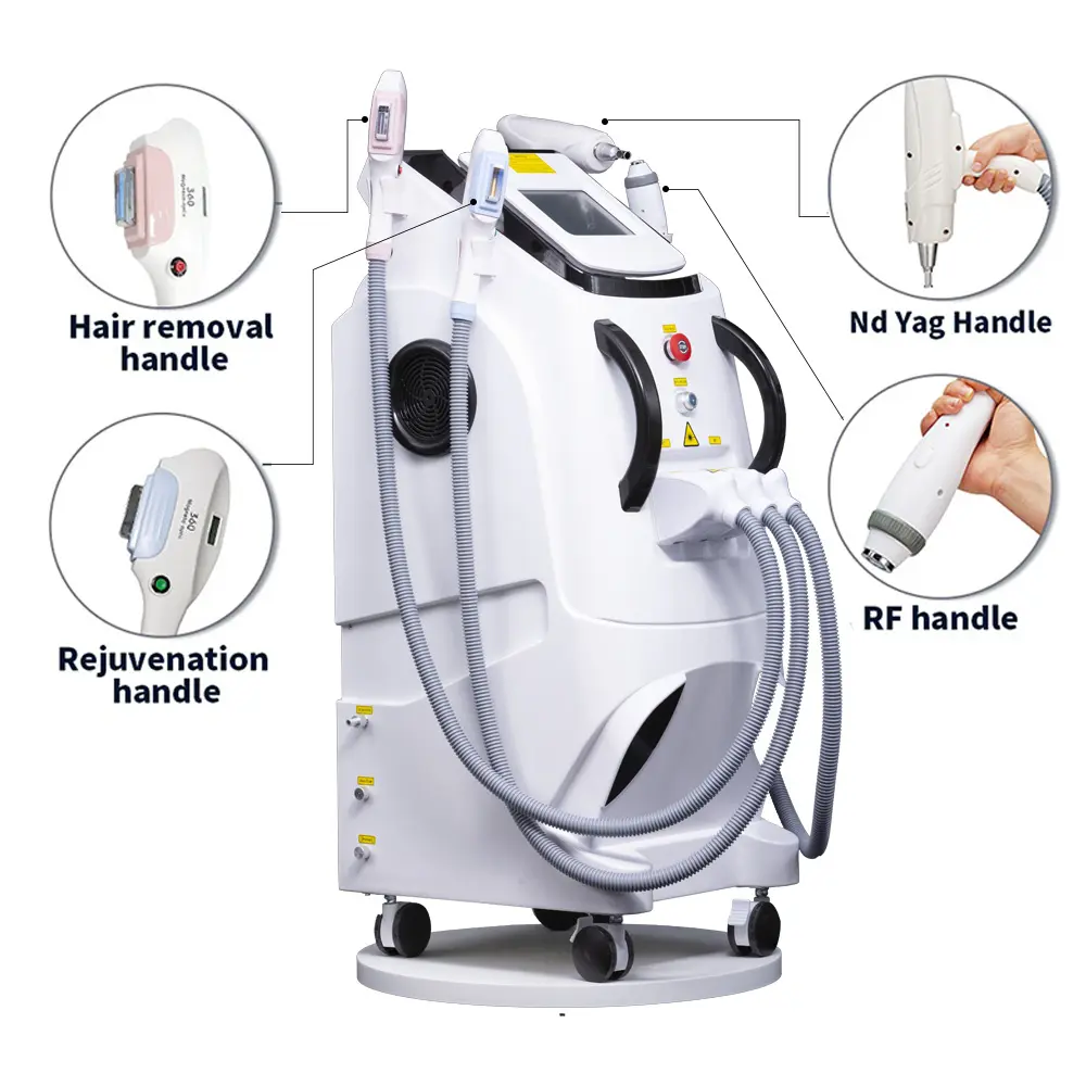 Máquina rejuvenescimento pele Ipl Laser Ipl Elight Máquina remoção cabelo rejuvenescimento pele Ipl