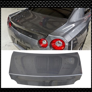 Cubierta de Maletero Trasero de Fibra de Carbono Estilo OEM, Color Negro Carbono, Superficie Altamente Pulida, Proceso de Moldeo al Vacío para Nissan GTR R35 - Product Image 2