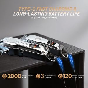 <span class=keywords><strong>Tondeuse</strong></span> à <span class=keywords><strong>cheveux</strong></span> professionnelle rechargeable sans fil pour hommes, <span class=keywords><strong>tondeuse</strong></span> de précision électrique pour barbier, <span class=keywords><strong>tondeuse</strong></span> à dégradé pour <span class=keywords><strong>coiffure</strong></span> et finition - Product Image 4