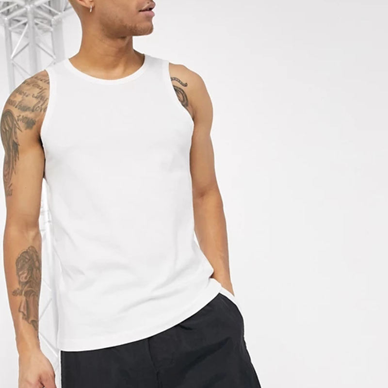 plain white vests bulk