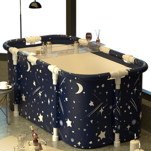 성인용 공장 직접 도매 접이식 욕조 | 6 층 단열재가있는 휴대용 접이식 욕조 - Product Image 4